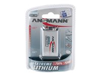 ANSMANN Extreme Lithium 9-V-Block batteri x 9V - Li 5021023