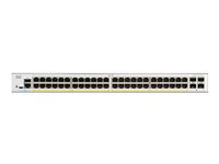 Cisco Catalyst 1300-48FP-4X - switch - 48 portar - Administrerad - rackmonterbar C1300-48FP-4X