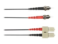 Black Box patch-kabel - 2 m - svart FOLZH50-002M-STSC-BK