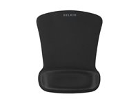 Belkin WaveRest Gel Mouse Pad - mustablett med handledskudde F8E262-BLK