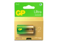 GP Ultra batteri - 2 x D - alkaliskt 151436