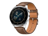 Huawei Watch 3 Elite Edition - rostfritt stål - smart klocka med rem - blågrå - 16 GB 55026994