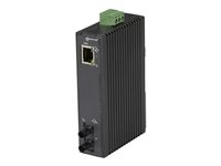 Black Box Hardened Mini Industrial - fibermediekonverterare - 10Mb LAN, 100Mb LAN LMC270A-MM-ST