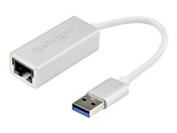 StarTech.com USB 3.0 till Gigabit-nätverksadapter - silver - nätverksadapter - USB 3.0 - Gigabit Ethernet x 1 USB31000SA