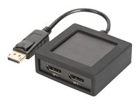 MicroConnect - linjedelare för video - 2 portar MC-DPSP102K