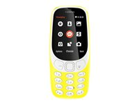 Nokia 3310 Dual SIM - gul - funktionstelefon - 16 MB - GSM A00028118
