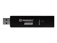 IronKey D300S Managed - USB flash-enhet - 64 GB - TAA-kompatibel IKD300SM/64GB