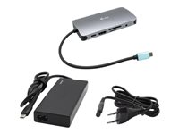 i-Tec - dockningsstation - USB-C / Thunderbolt 3 - HDMI, VGA - 1GbE C31NANOVGA77W