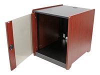 StarTech.com 12U rackkabinett med serverskåp - 53,3 cm (21") djup - träyta - platt paket - rack - 12U RKWOODCAB12