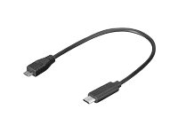 MicroConnect - USB typ C-kabel - 24 pin USB-C till USB Type B - 20 cm USB3.1CAMB02
