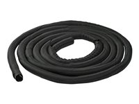 StarTech.com 15' (4.6m) Cable Management Sleeve, Flexible Coiled Cable Wrap, 1-1.5" diameter Expandable Sleeve, Polyester Cord Manager/Protector/Concealer, Black Trimmable Cable Organizer - Cable & Wire Hider (WKSTNCM2) - kabelskydd WKSTNCM2