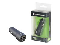 Conceptronic ALTHEA 2-Port 36W USB PD Car Charger strömadapter för bil - USB, 24 pin USB-C - 36 Watt ALTHEA03B