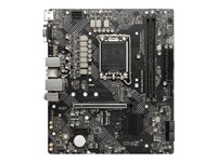 MSI PRO B660M-E DDR4 - moderkort - micro ATX - LGA1700-uttag - B660 PRO B660M-E DDR4