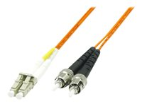 MicroConnect nätverkskabel - 25 m - orange FIB410025