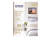 Epson Premium Glossy Photo Paper - fotopapper - blank - 25 ark - A2 C13S042091
