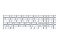 Apple Magic Keyboard with Touch ID and Numeric Keypad - tangentbord - USB-C - QWERTY - spansk - white keys Inmatningsenhet MXK73Y/A