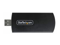 StarTech.com Wi-Fi 6E USB Adapter/Dongle, For Desktop/Laptop PC, Wireless NIC w/Foldable Antenna, WiFi Adapter Supports 802.11 b/g/n/ac/ax, 2.4/5/6 GHz Network Compatible - nätverksadapter - USB 3.0 AX54005A-USB-WIFI-6E