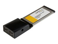 StarTech.com 2 Port ExpressCard 1394b FireWire Laptop Adapter Card - Texas Instruments FireWire Card - ExpressCard FireWire 800 (EC1394B2) - FireWire-adapter - ExpressCard - FireWire 800 x 2 EC1394B2