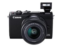 Canon EOS M100 - digitalkamera EF-M 15-45mm IS och 55-200mm objektiv 2209C022