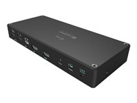 i-Tec Thunderbolt 3 3x Display Docking Station + Power Delivery 96W - dockningsstation - USB-C 3.1 / Thunderbolt 3 - HDMI, DP - 1GbE TB3TRIPLEDOCKPD