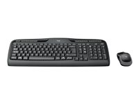 Logitech Wireless Combo MK330 - sats med tangentbord och mus - USA, internationellt - svart Inmatningsenhet 920-003989