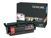Lexmark - Extra lång livslängd - svart - original - tonerkassett - LCCP X654X21E