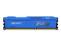 Kingston FURY Beast - DDR3 - sats - 16 GB: 2 x 8 GB - DIMM 240-pin - 1600 MHz / PC3-12800 - ej buffrad KF316C10BK2/16