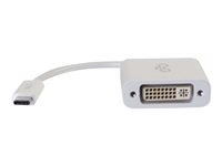 C2G USB C to DVI-D Video Converter - USB Type C to DVI Adapter - White - extern videoadapter - vit 80525