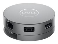 Dell Mobile Adapter DA310 - dockningsstation - USB-C - VGA, HDMI, DP, USB-C - 1GbE DELL-DA310