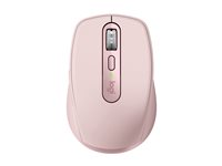 Logitech MX Anywhere 3 - mus - 2.4 GHz, Bluetooth - rosa 910-005990