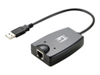 LevelOne USB-0401 - nätverksadapter - USB 2.0 - Gigabit Ethernet USB-0401