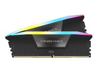 CORSAIR Vengeance RGB - DDR5 - sats - 32 GB: 2 x 16 GB - DIMM 288-pin - 7200 MHz / PC5-57600 - ej buffrad CMH32GX5M2X7200C34