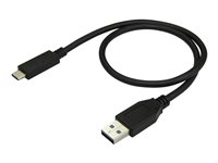 StarTech.com USB-A till USB-C-kabel - M/M - 0,5m - USB 3.1 (10Gbps) - USB typ C-kabel - USB typ A till 24 pin USB-C - 50 cm USB31AC50CM