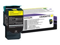 Lexmark - gul - original - tonerkassett - LCCP, LRP C540A1YG