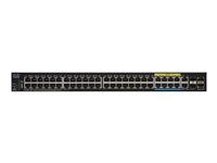 Cisco Small Business SG350X-48PV - switch - 48 portar - Administrerad - rackmonterbar SG350X-48PV-K9-EU