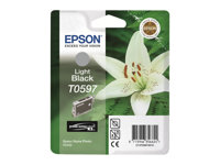 Epson T0597 - gråsvart - original - bläckpatron C13T05974020