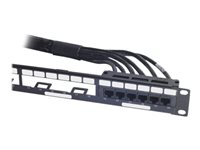 APC Data Distribution Cable - nätverkskabel - TAA-kompatibel - 18.3 m - svart DDCC6-060