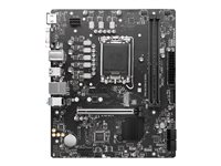 MSI PRO H610M-E DDR4 - moderkort - micro ATX - LGA1700-uttag - H610 7D48-001R