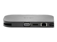 Kensington SD1610P USB-C Mobile 4K Dock w/ Pass-Through Charging - dockningsstation - USB-C - VGA, HDMI - 1GbE K38365EU