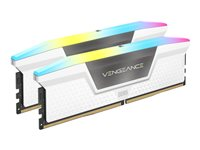 CORSAIR Vengeance RGB - DDR5 - sats - 32 GB: 2 x 16 GB - DIMM 288-pin - 5200 MHz / PC5-41600 CMH32GX5M2B5200C40W