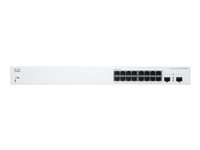 Cisco Business 220 Series CBS220-16T-2G - switch - 18 portar - smart - rackmonterbar CBS220-16T-2G-UK