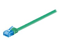 MicroConnect nätverkskabel - 1 m - grön V-UTP6A01G-FLAT