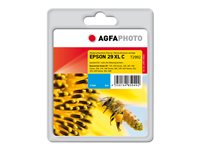 AgfaPhoto - cyan - kompatibel - återanvänd - bläckpatron (alternativ för: Epson 29XL, Epson C13T29924012, Epson T2992) APET299CD