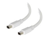 C2G 3m Mini DisplayPort Cable 4K UHD M/M - White - DisplayPort-kabel - 3 m 84412