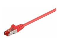 MicroConnect nätverkskabel - 25 cm - röd B-FTP60025R