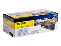 Brother TN900y - gul - original - tonerkassett TN900YP