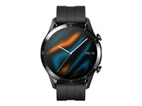 Huawei Watch GT 2 Sport - svart rostfritt stål - smart klocka med rem - matt svart 55027966