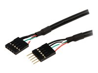 StarTech.com 18in Internal 5 pin USB IDC Motherboard Header Cable M/F - USB-kabel - 5-stifts IDC till 5-stifts IDC - 45.7 cm USBINT5PINMF