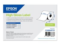 Epson - löpande etiketter - högblank - 8 rulle (rullar) - Rulle (10,2 cm x 58 m) C33S045731