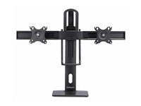 StarTech.com Crossbar Dual Monitor Desk Stand, Double 27inch Screens/VESA ställ - för 2 monitorer - svart 2MC1S-MONITOR-STAND